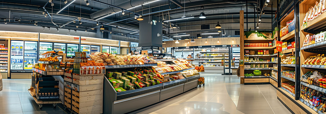 Modular wiring for retail